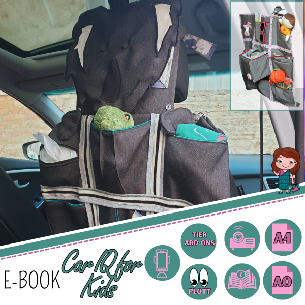 E-Book Car IQ for Kids - Autositzorganizer für Kinder